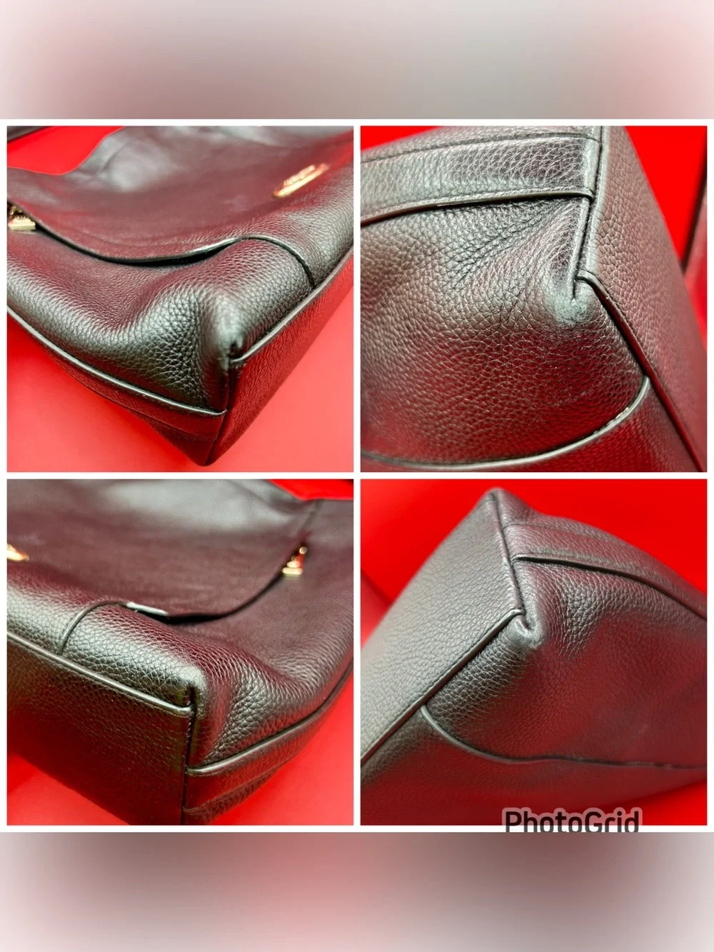 COACH Scout Hobo - Black Pebble Leather.